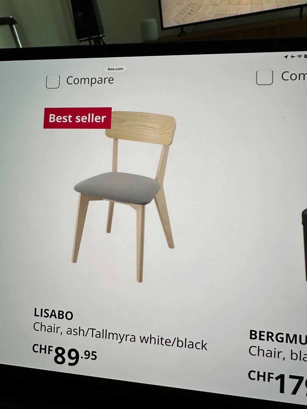 Ikea Set di tavolo e panche: Dining table plus four matching chairs – Nuovo (secondo la descrizione) da Aigle venduto da blu_zj86 5