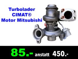 🟢 Turbolader REMATE CIMAT® Mitsubishi /019Z