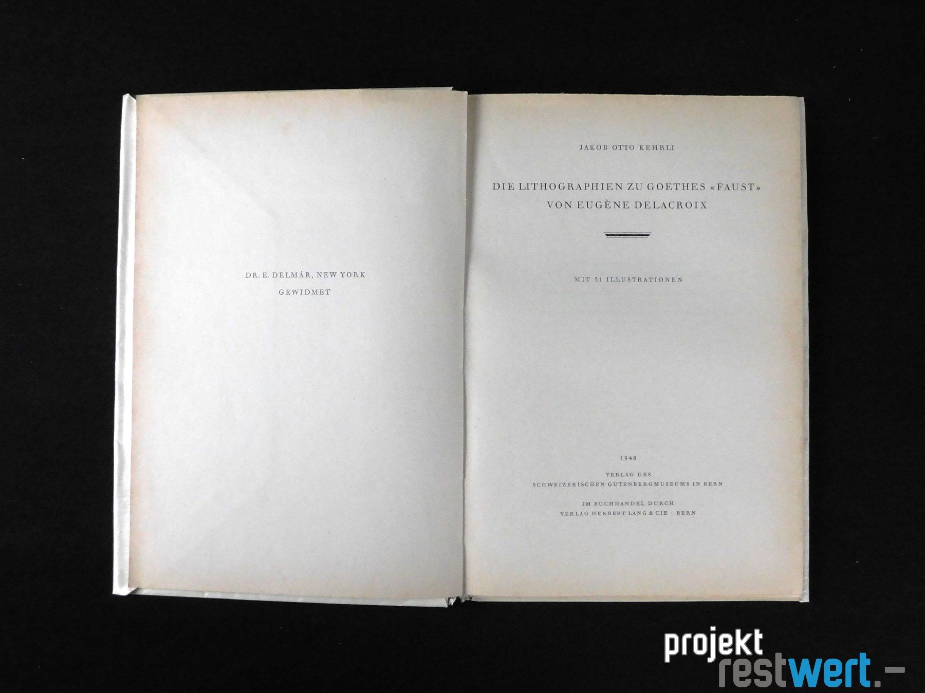 Bücher: Die Lithographien zu Goethes "Faust" von E.D – Gebraucht aus Bülach von restwert_buelach 1