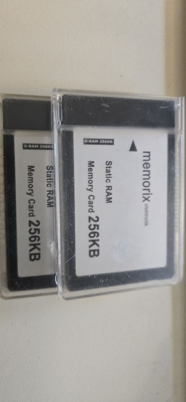 Memoria / RAM: 2 Stück S-RAM 256KB Memorielektronik Memory Card Static RAM – Usato da Geroldswil venduto da Mveit 1
