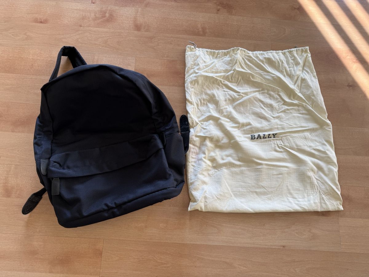 Bally Zaini: Bally Black Nylon Backpack – Usato da Zürich venduto da andreamt