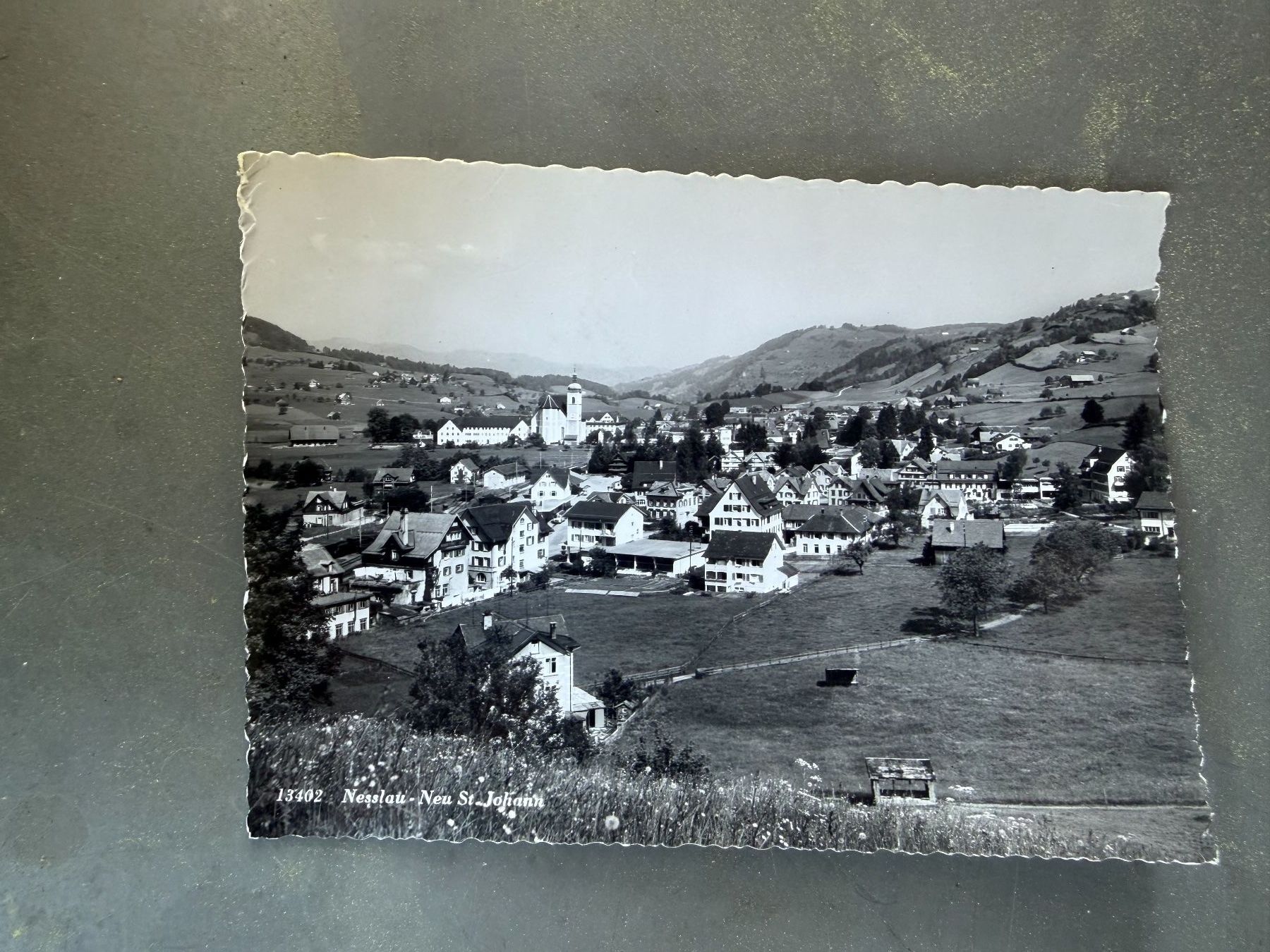 Cartoline postali: NESSLAU - NEU ST.JOHANN -  Ansichtskarte – Usato da Tegerfelden venduto da siebenmacky