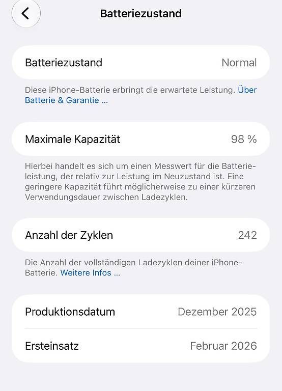 Apple Portables: Apple iPhone 17 Pro Max Deep Blue – D'occasion à Rheinfelden par nic_2bdw 3