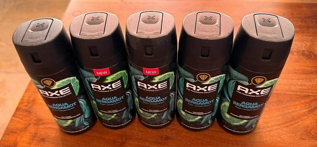Altro per la cura del corpo: 5x AXE Aqua Bergamot Bodyspray 150 ml – Nuovo (secondo la descrizione) da Zollikofen venduto da hri_r8pr 1