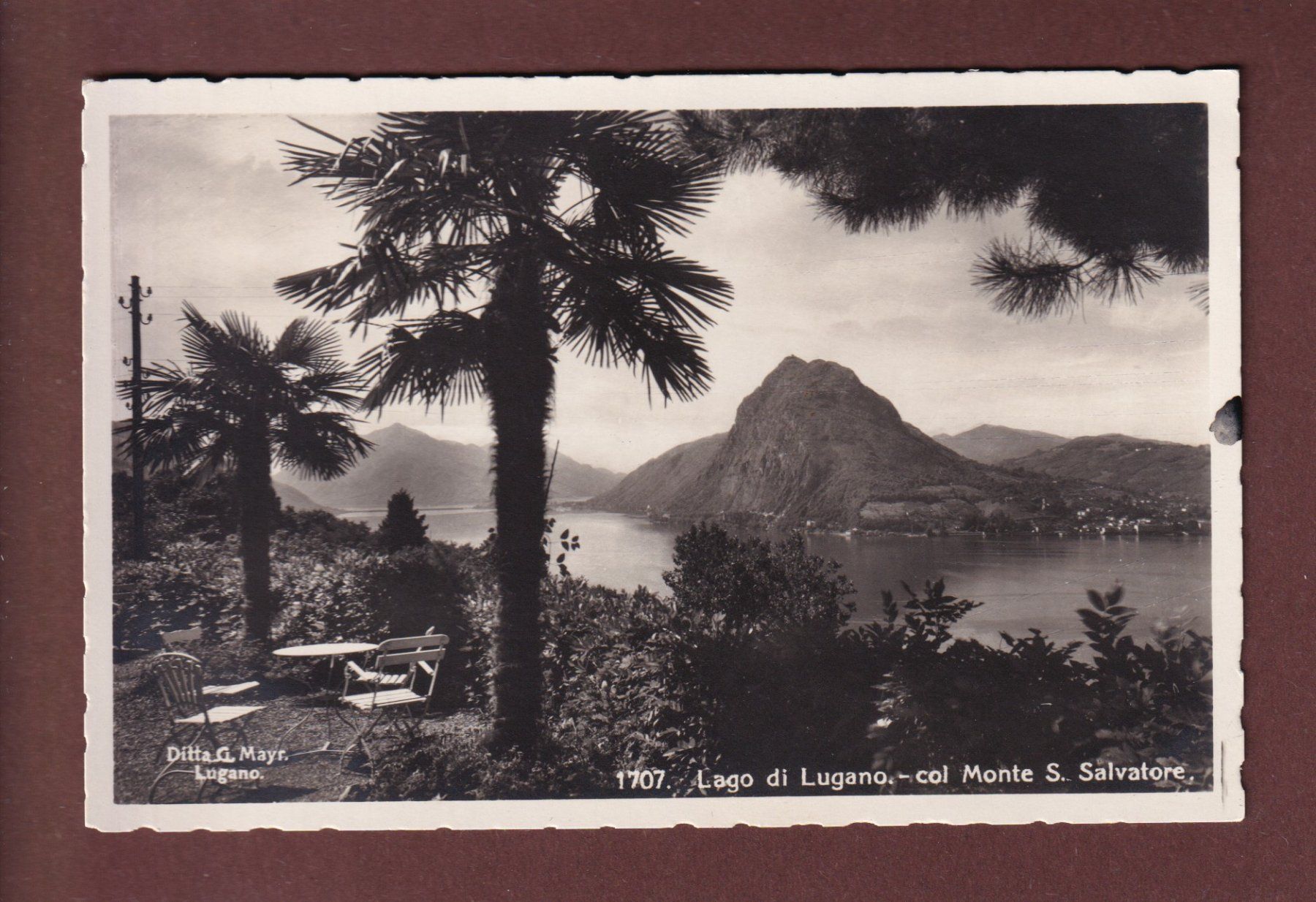 Ansichtskarten: LUGANO - San Salvatore – Gebraucht aus Pully von nicecards