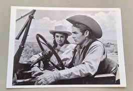 AK Film Szene Giant James dean Elizabeth Taylor 1956