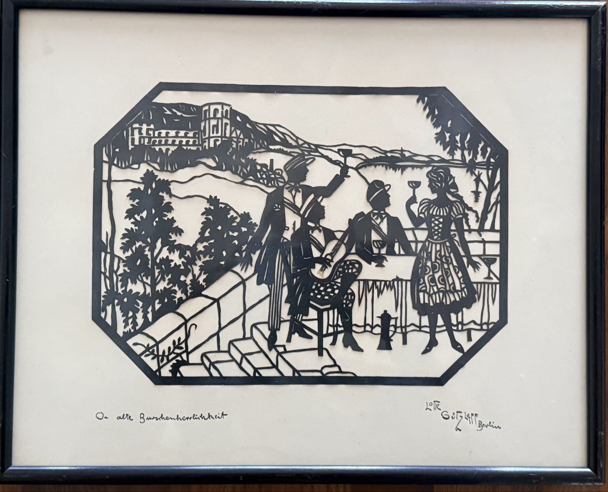 Dipinti: Scherenschnitt - Lotte Gützlaff Berlin um 1920  – Usato da Solothurn venduto da NUVICO