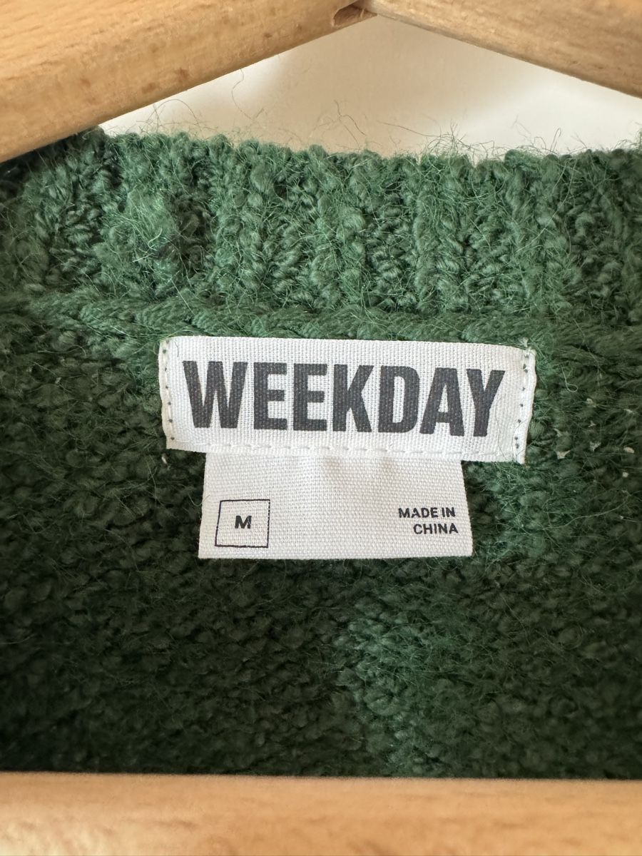 Weekday Maglioni & Felpe: WeekDay Strickpullover, Grün, Gr. M, Winter-Look, Top! – Usato da Rümlang venduto da selina_koenig 2