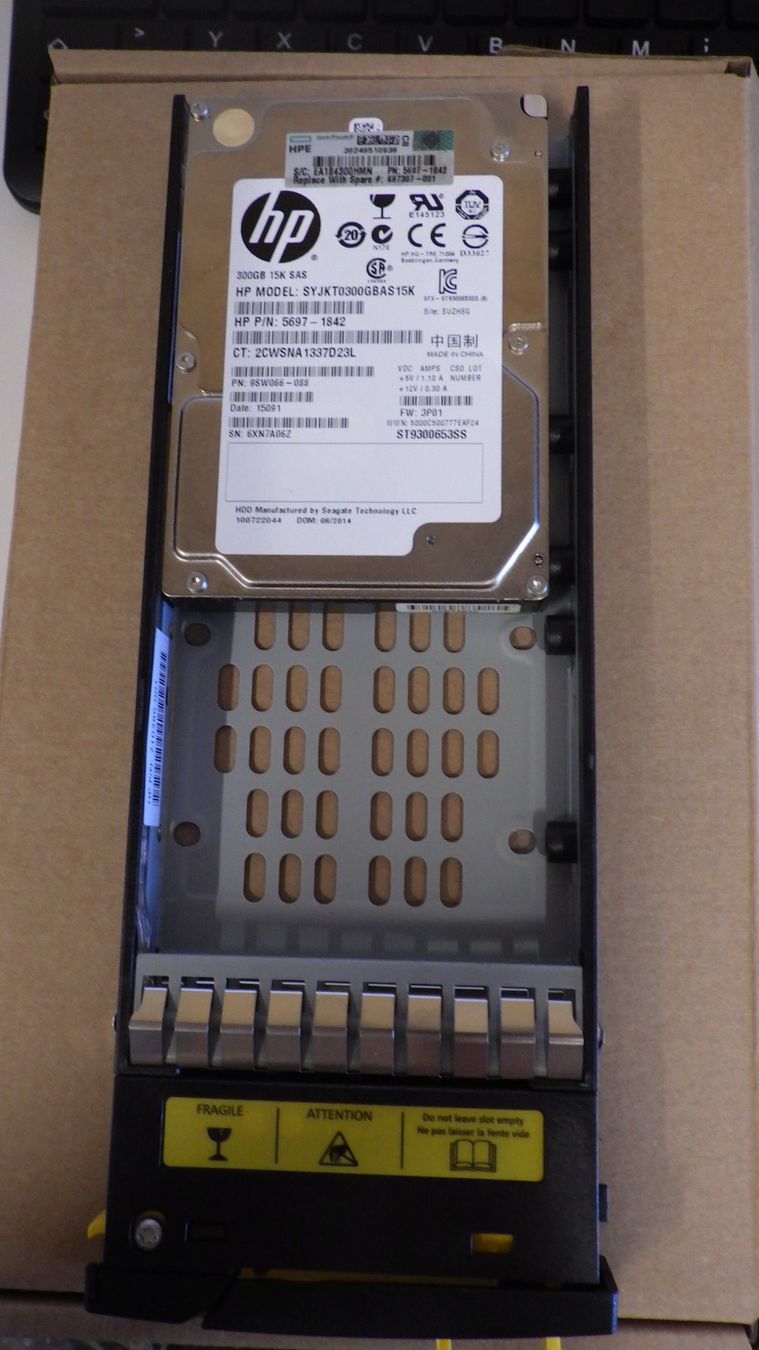 Hewlett Packard Dischi rigidi: 300Gb 15K RPM SAS – Nuovo e nell'imballaggio originale da Gossau ZH venduto da OrderflowAG