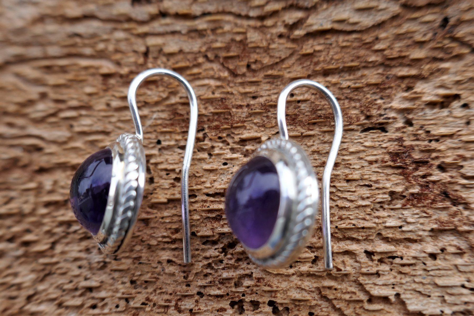 Orecchini pendenti & Orecchini a lobo: Amethyst Ohrhänger in Silber – Nuovo (secondo la descrizione) da Arboldswil venduto da estrella925 1