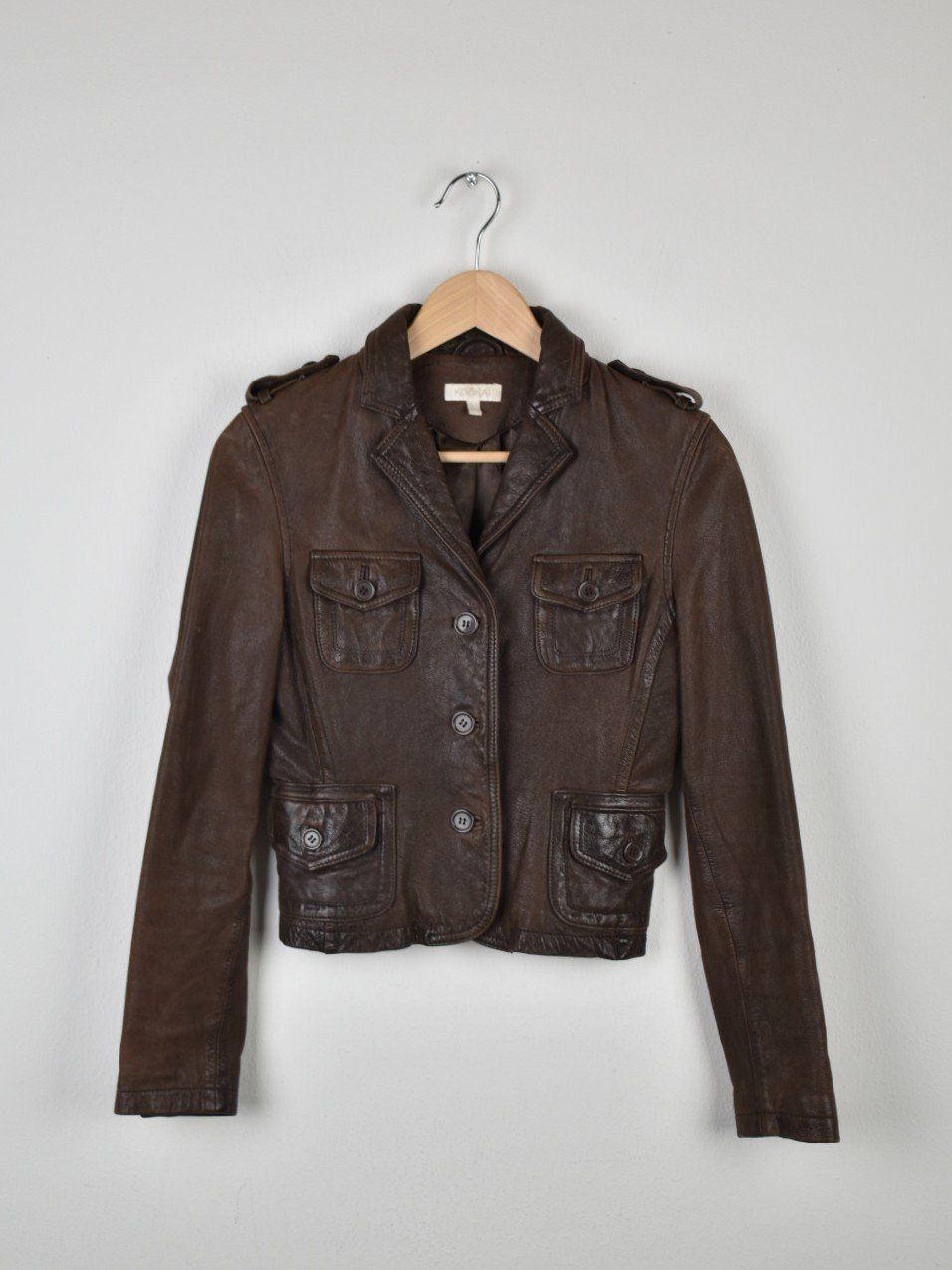 Kookai Giacche: Kookai Lederjacke Gr.36, braun – Usato da Nürensdorf venduto da 2ND_STORY