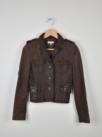 Kookai Lederjacke Gr.36, braun