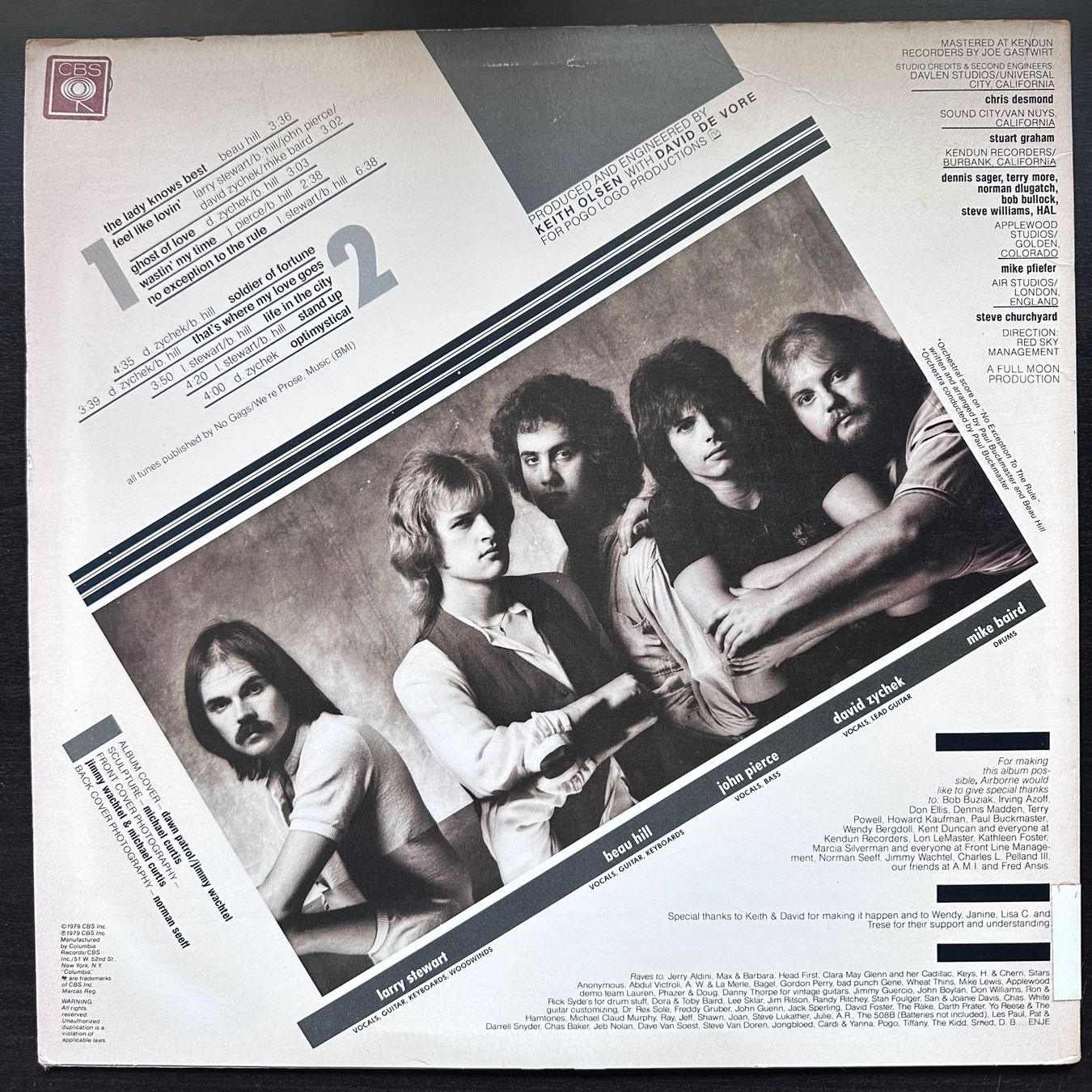 Dischi in vinile: LP - Airborne - Airborne – Usato da Breganzona venduto da Onairda75 1