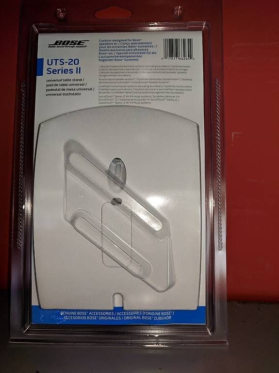 Videocamere: Bose UTS-20 Universal Table Stand Series II, weiss – Usato da Aarau venduto da Bollaar 1