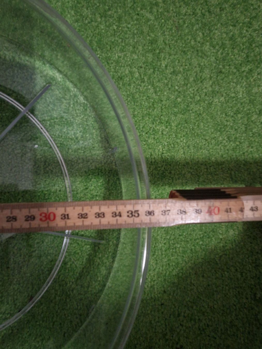 Sottobicchieri: 2x transparente Pflanzuntersetzer, Ø 40cm – Usato da Weggis venduto da Oswadan 2