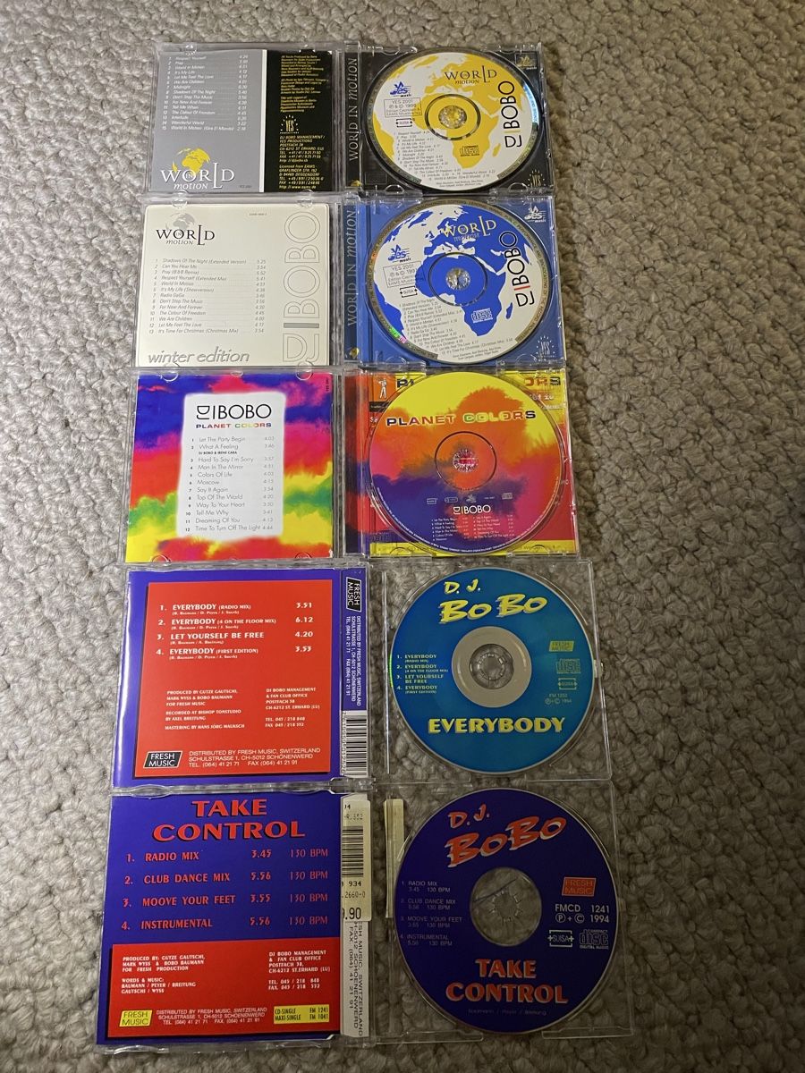 CDs: 5x D.J. BoBo  – Neu (gemäss Beschreibung) aus Reinach AG von trigger7811 1