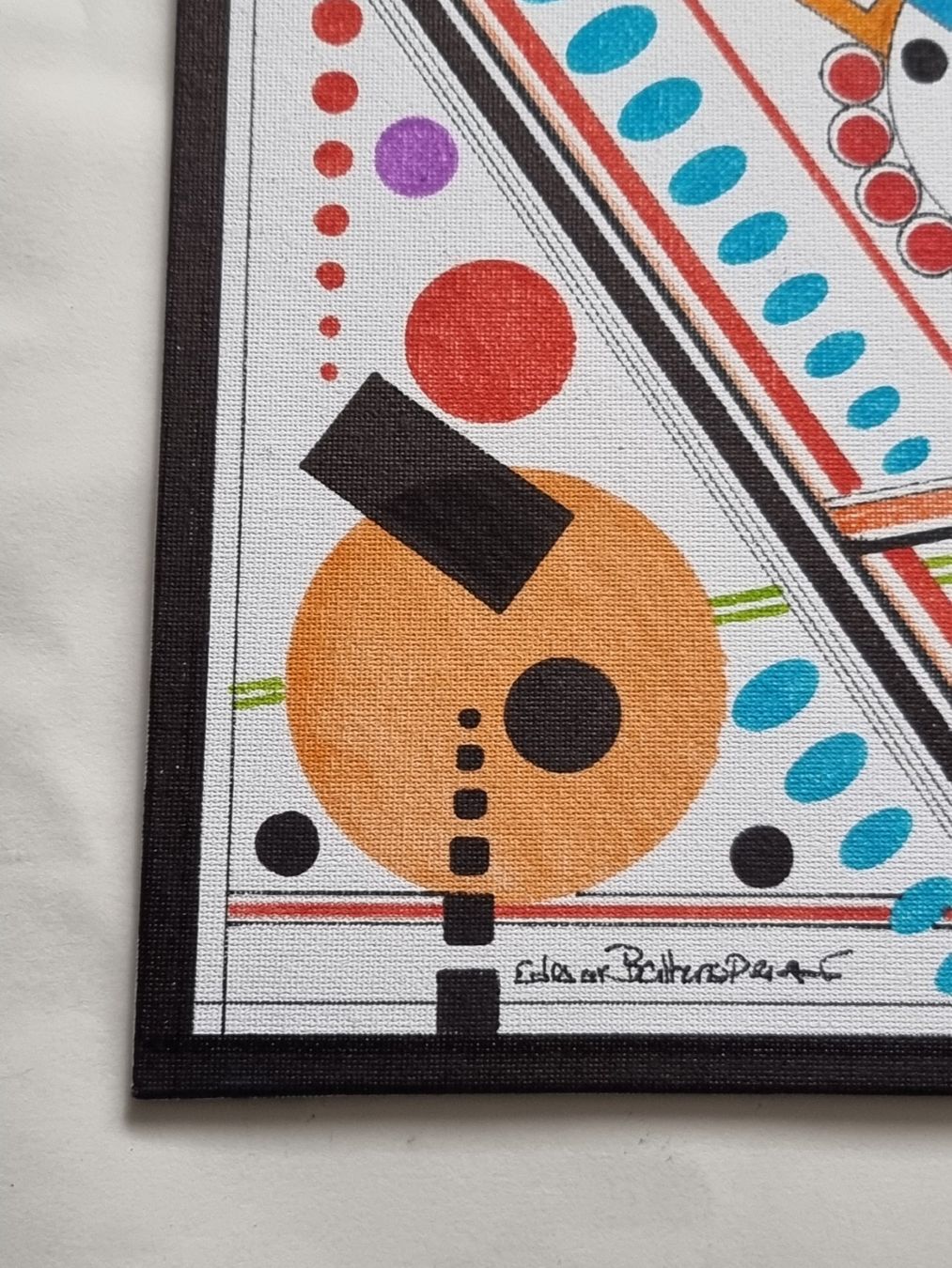 Dipinti: EDGAR BALTENSPERGER ORIGINAL ACRYL AUF LEINWANDKARTON 40X30 – Usato da Gersau venduto da kunst-online 3