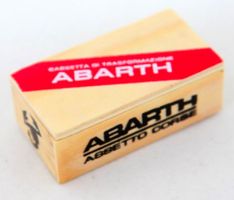 Abarth Spitzer Bleistiftspitzer Holz Original Merchandising
