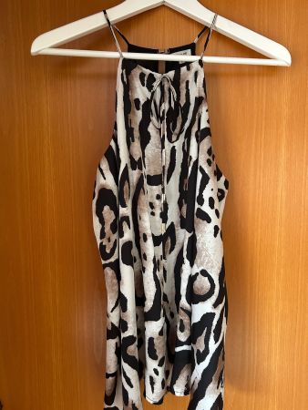 River Island Damen Oberteil Leo-Print Gr. 36