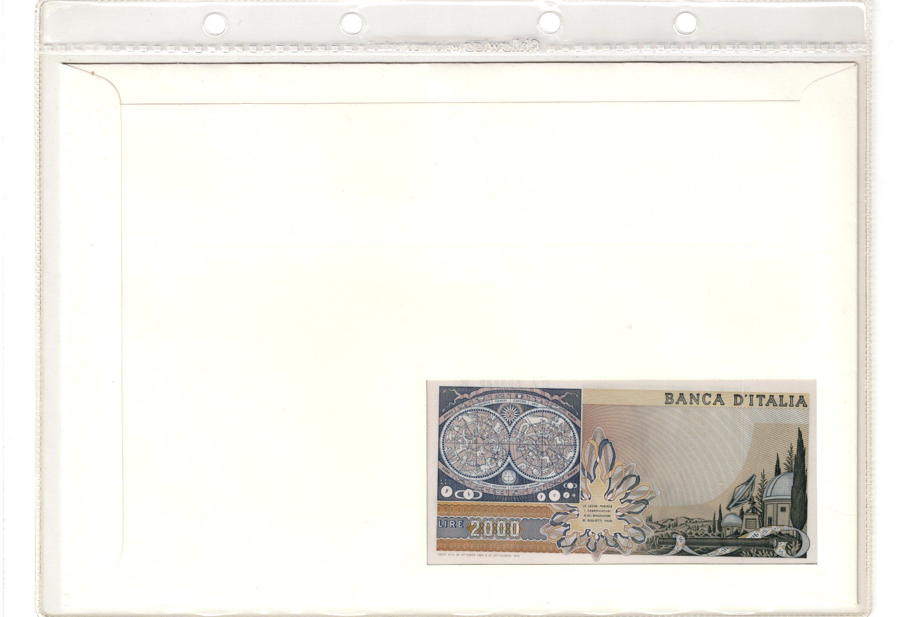 Banconote: Vaticano_1985_Banknotenbrief_mit ungefalteter Banknote – Nuovo (secondo la descrizione) da Hombrechtikon venduto da Fraese01 3