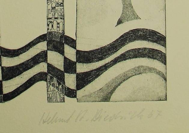 Grafiken & Lithographien: Lithographie Helmut Stephan Diedrich – Gebraucht aus Olten von retreat10 1