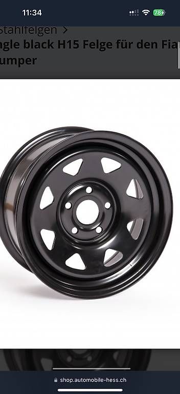 Pneumatici & Ruote complete: Fiat Ducato Offroad Radsatz – Usato da Altstätten SG venduto da Garage_Bergerspeed