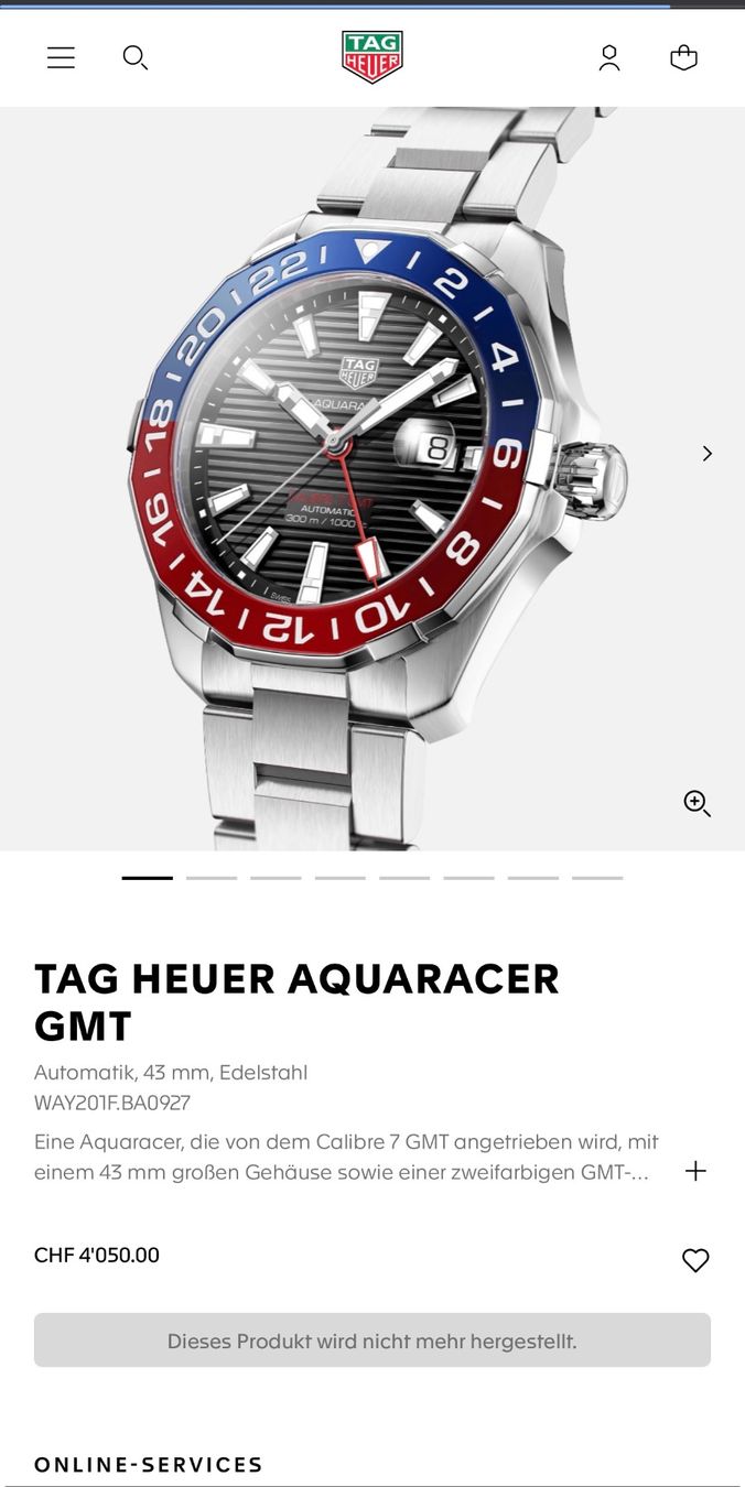 Tag Heuer Uhren: Tag Heuer Aquaracer Pepsi – Gebraucht aus Oftringen von __MASTER__ 5