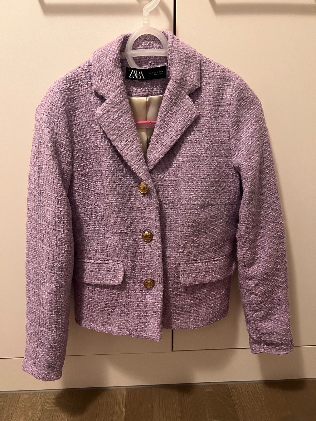 Zara Giacche: Zara blazer mit strukturmuster – Usato da Root venduto da Fashionhomeandmore 3
