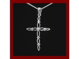 Kreuz Anhänger Silber 925