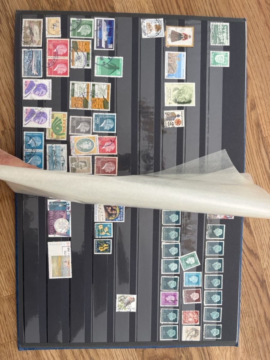Tous les timbres: Briefmarken Album, div. Länder – D'occasion à Sursee par abcdxyz 6