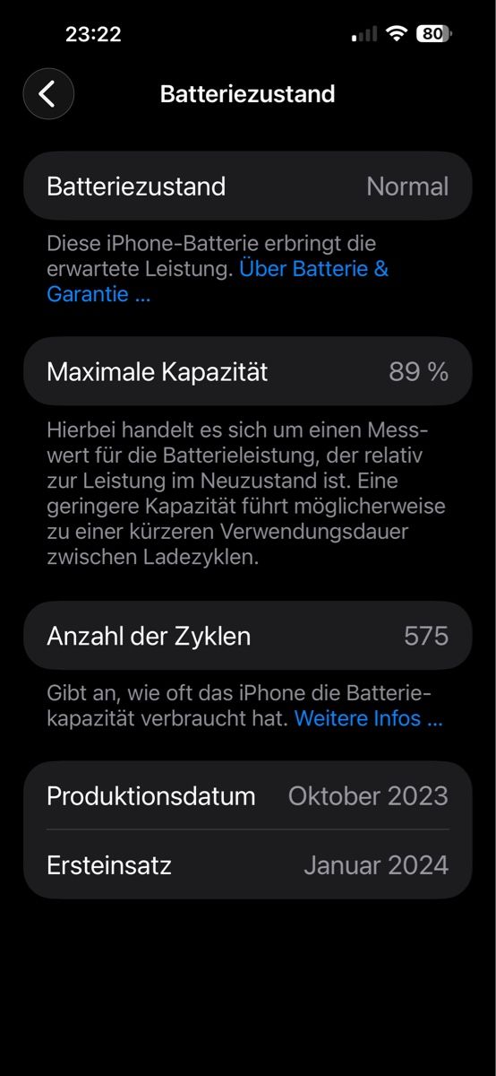 Apple Telefoni cellulari / Smartphones: Apple iPhone 15 Plus schwarz Bestzustand – Usato da Wilen b. Wollerau venduto da wawuschl 8