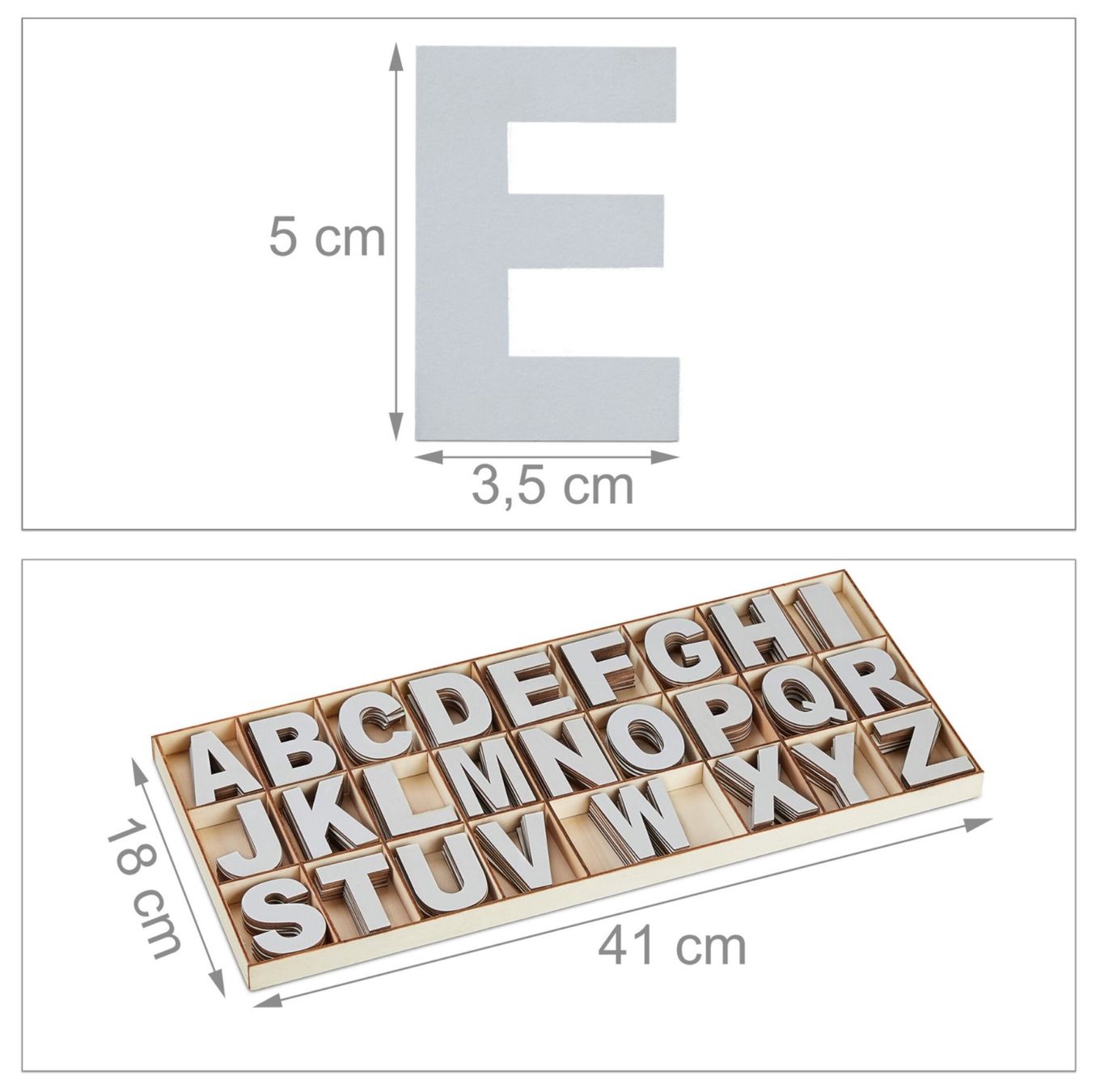 Tutte le decorazioni: 208-tlg. Holzbuchstaben Set – Nuovo e nell'imballaggio originale da Bülach venduto da StoreInShop 1