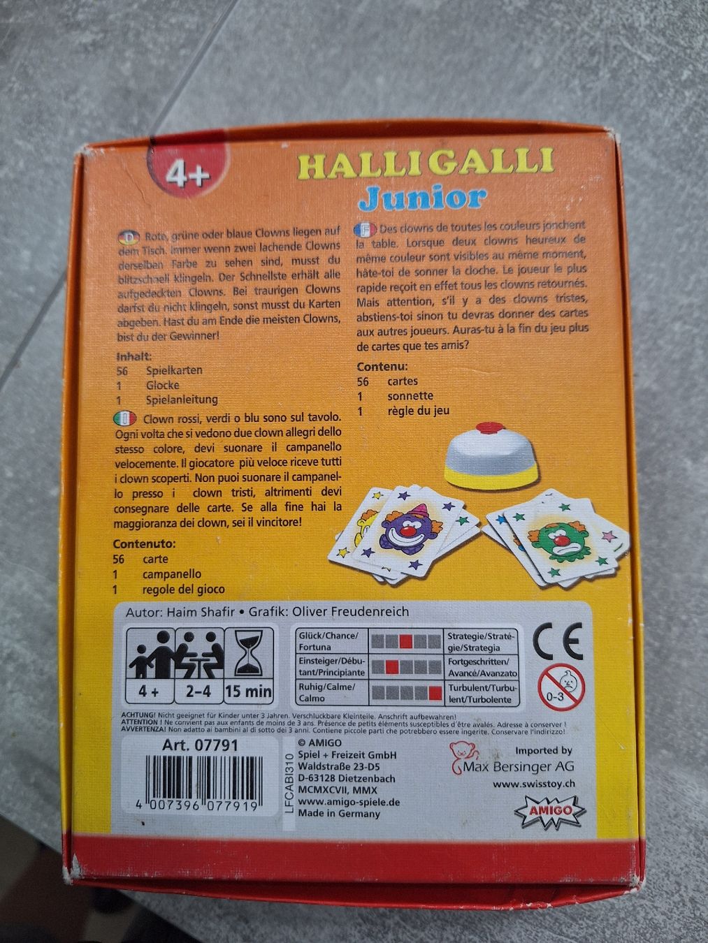 Jeux: Halli Galli Junior – D'occasion à Egerkingen par Niceli1 1