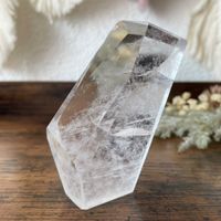 ✲ Quarz Bergkristall Freiform ✲ 155g / 80mm Free Form