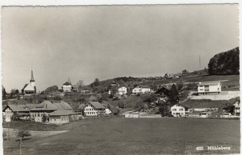 Cartoline postali: Mühleberg 13.07.1957 – Usato da Kirchberg BE venduto da Mgh 2