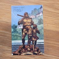 Poste Karte Tell MILITAIRE Landsturm Comp III/38