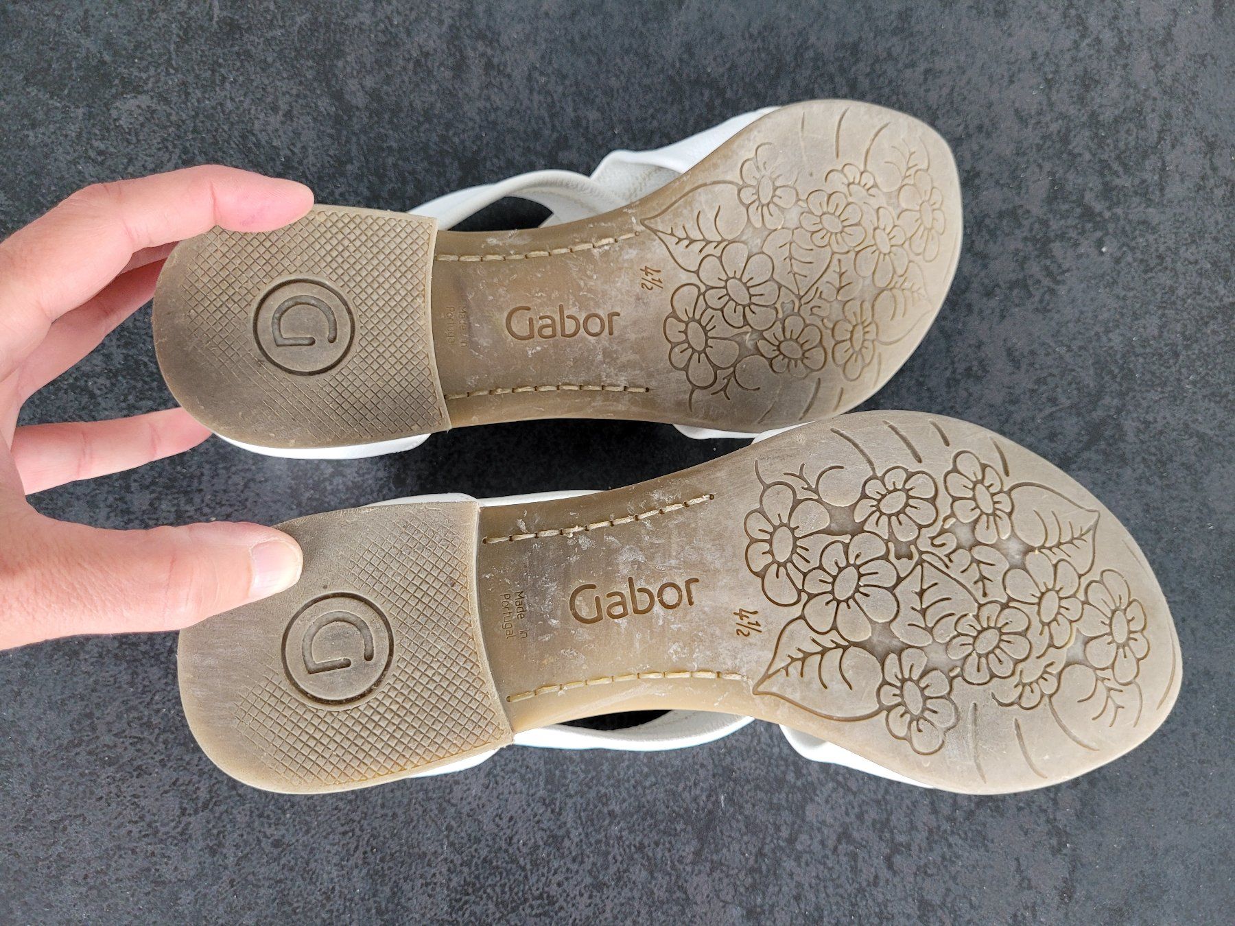 Gabor Scarpe da donna: Gabor Sandalen weiss – Usato da Seengen venduto da JolNied 2