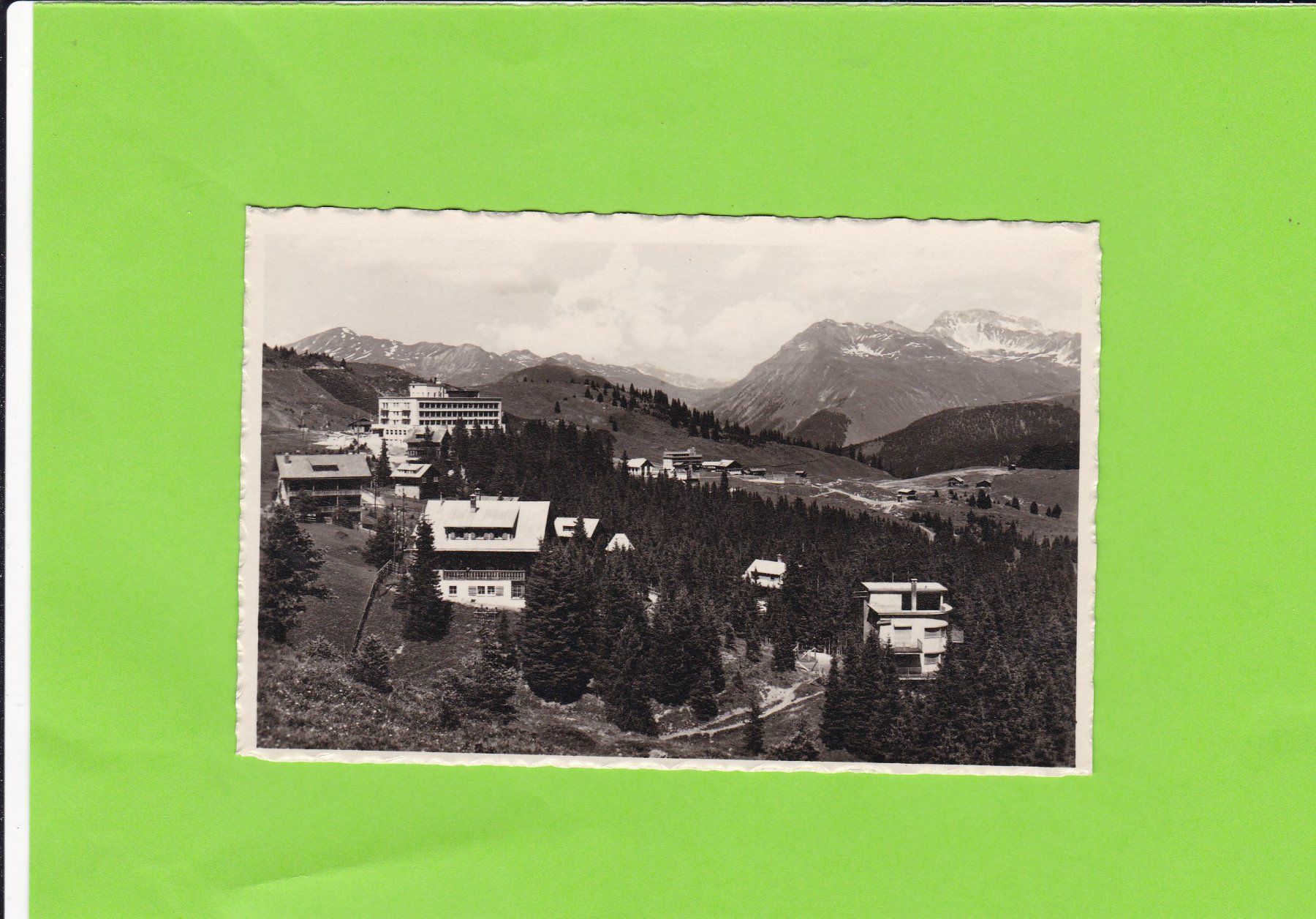 Cartoline postali: Ob Arosa, Ansiedlung Prätschli – Usato da St. Peterzell venduto da neckertal