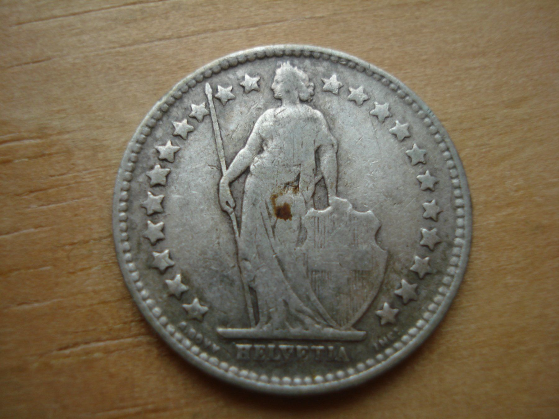 Tutti le monete: (N) 1/2 Franken 1909 – Usato da Erlach venduto da Net-Coins 1