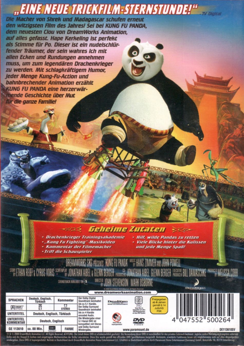Tutti i DVDs: DVD: Kung Fu Panda (DreamWorks) – Usato da Tägerig venduto da fil_f8k6 1