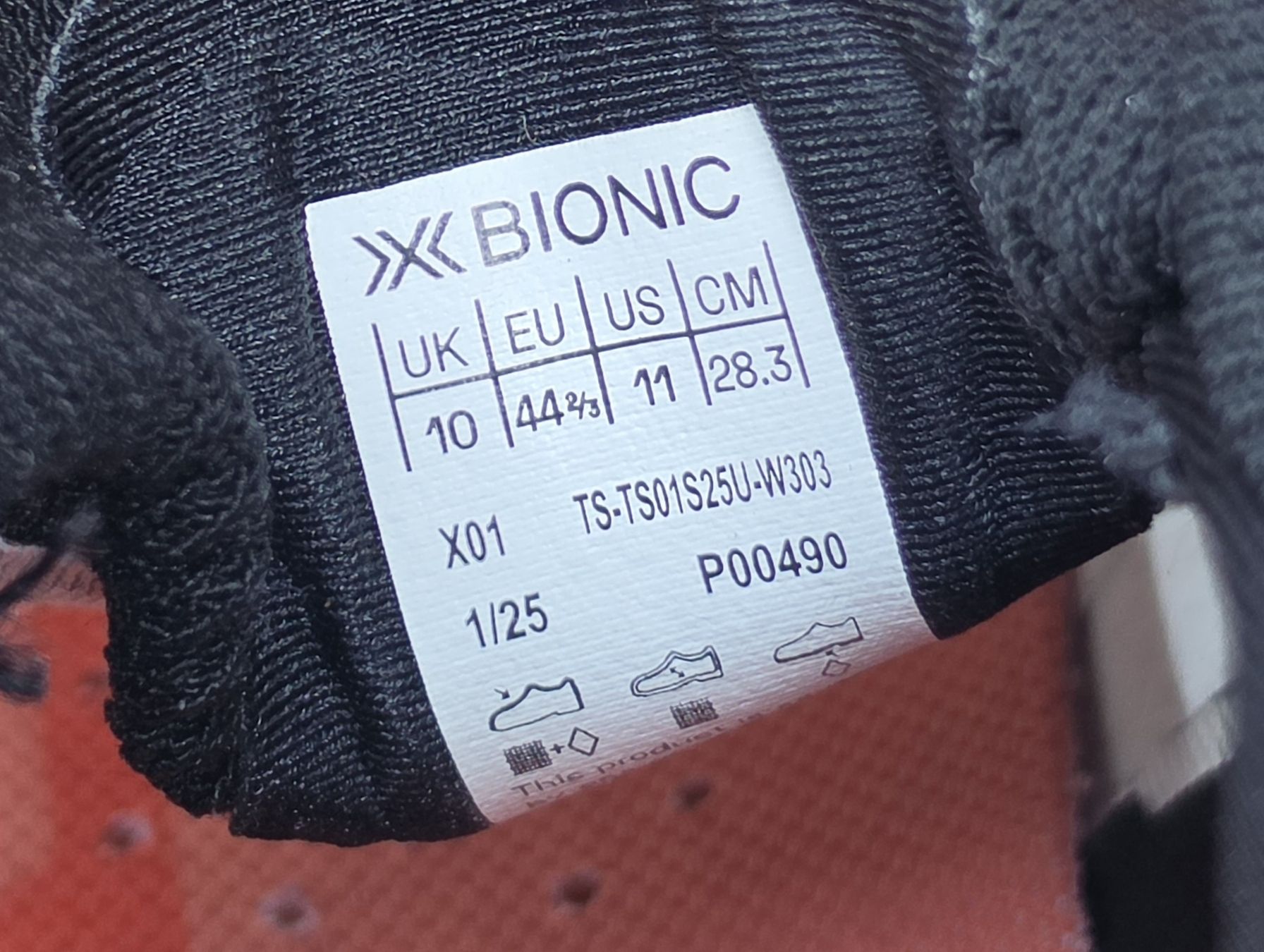 X-bionic Scarpe da uomo: X-Bionic TerraSkin X01 schwarz weiss Grösse 44.5 – Usato da Balzers venduto da Mr.Bargain 6