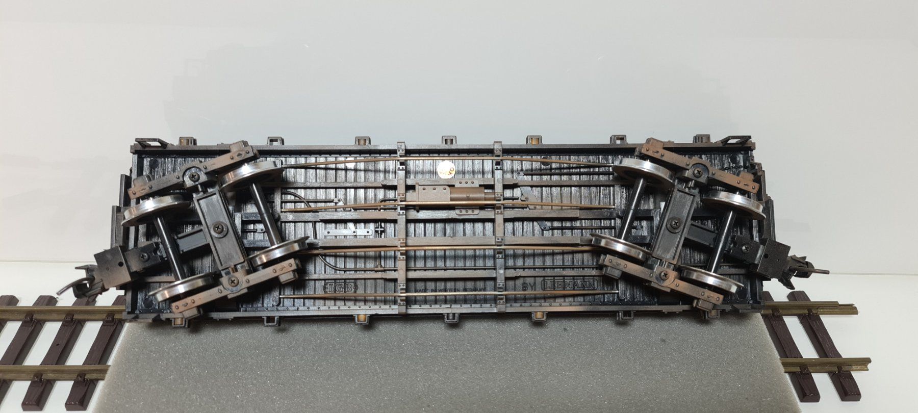 LGB Modellini di ferrovie: LGB Autotransportwagen 159 – Usato da Neuenhof venduto da ludovicco 6