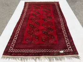 Ersari 271x171cm Teppich handgeknüpft sauber - mit defekt