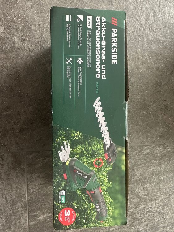 Parkside Akku Gras und Strauchschere Kaufen auf Ricardo