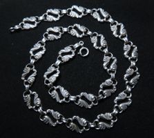 Silber 800 Halskette Jugendstil