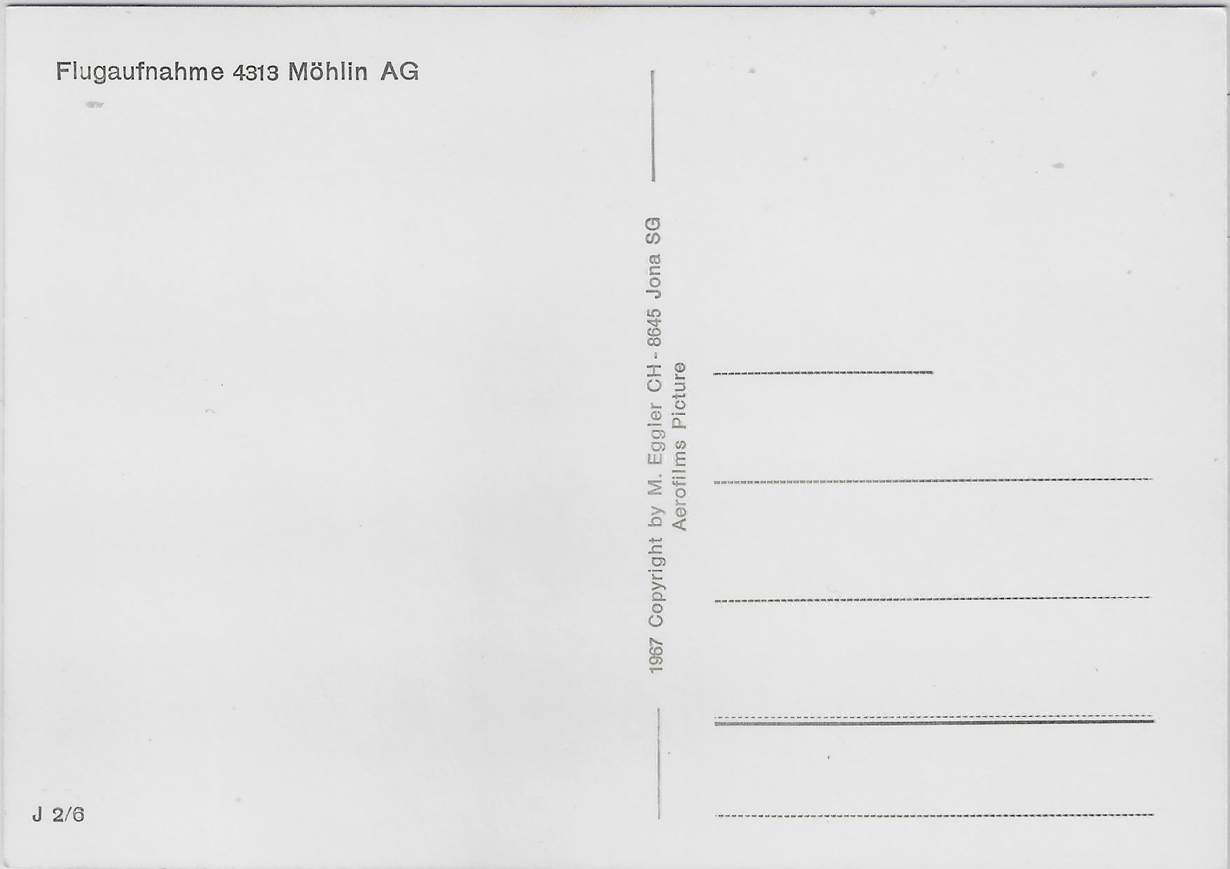 Cartoline postali: Flugaufnahme Möhlin AG – Antico da Ettingen venduto da Kartenplanet 1