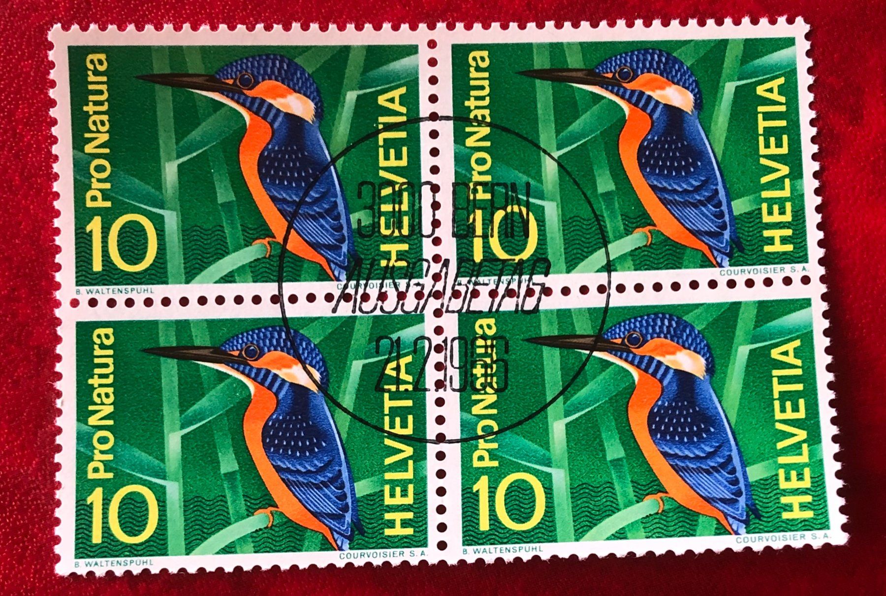 Tutti i francobolli: 4 er Block Nr.439 mit Stempel Bern    – Usato da Aarau venduto da Billa007