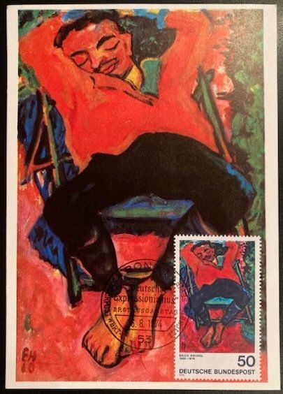 Tutti i francobolli: BRD, Deutscher Expressionismus (1974), 6 Postkarten – Usato da Hermetschwil-Staff venduto da sta_6fjv 3
