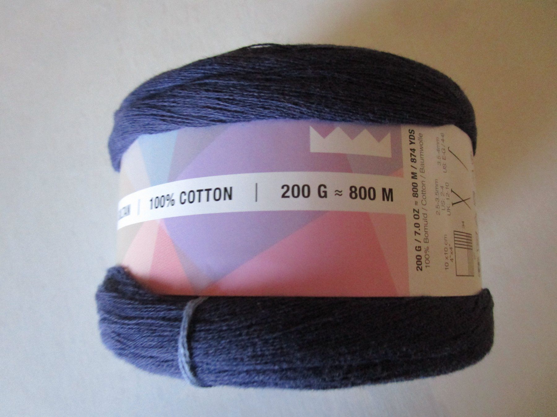 Wolle: Strickgarn,  100% Baumwolle, Bobble 200 g  (19) – Neu (gemäss Beschreibung) aus Ursenbach von gruenblau 1