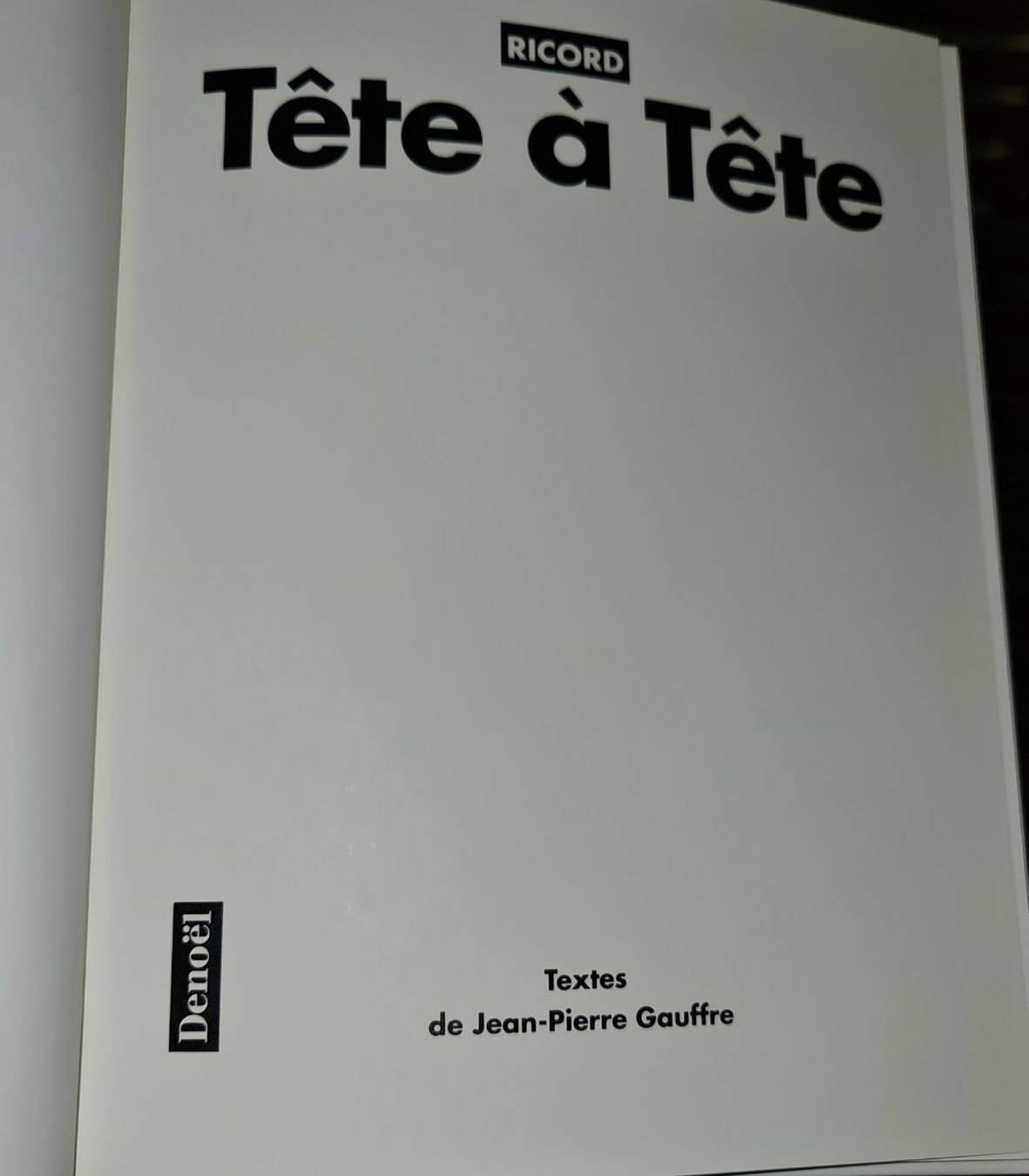 Fumetti: Tête à Tête / Ricord – Usato da Cortaillod venduto da signep 1